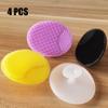 Silicone Facial Cleansing Brush, Soft Face Brush, Blackhead Acne Pore Pad - Face Exfoliator & Deep Cleaning 4 Pack view 4