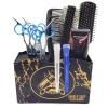 Flytreal Scissor Holder Barber Shear Holder Box, Hair Salon Barber Supplies Acessories Tool Station Desk Organizer Case, Combs Clips Stand Holder Storage for Stylist Groomers Hairdressers (Black) view 3