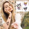 16 Pieces Watercolor Dog Tattoos, 12 Sheets Body Art Fake Temporary Tattoo Stickers on Adults Boys Girls Face Hand Neck Wrist Party Favor view 4