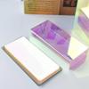 Grafting False Eyelash Acrylic Extension Pallet Organizer, Eyelash Extension Glue Tweezers Plate Makeup Palette, Dustproof Storage Box Display Training Tools Salon (Dazzling S with cover) view 2