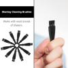 FOMIYES 10pcs Electric Shaver Brush Cleaner for Men Face Razor Replacement for Electric Shaver Black view 3