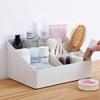 EKAYG 6 Grids Desk Makeup Organizer Cosmetic Storage Box Case Brush Lipstick Jewelry Holder Plastic Make Up Brush Storage Box Case (White) view 4