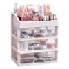 EKAYG Layer Makeup Brush Drawer Storage Box Jewelry Case Nail Polish Makeup Desktop Sundries Holder Organizer view 2