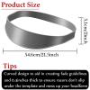 Neckline Shaving Template and Hair Trimming Guide, High-Grade Curved Durable Silicone Haircut Band for DIY Home Haircuts Fade and Taper Guide for Clippers-Gray view 2