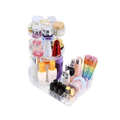 EKAYG Acrylic Transparent Drawers Makeup Organizer Lipstick Holder Dust-Proof Cosmetic Storage Box Desk Organizer Storage