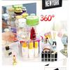 EKAYG Acrylic Transparent Drawers Makeup Organizer Lipstick Holder Dust-Proof Cosmetic Storage Box Desk Organizer Storage view 3