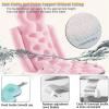 LIPPSY Full Body Bath Pillow, Non-Slip Thick Waterproof Bathroom Pillow Bath tub Accessory for Bathtub Full Body Mat Headrest Cushion (Color : Pink) view 3