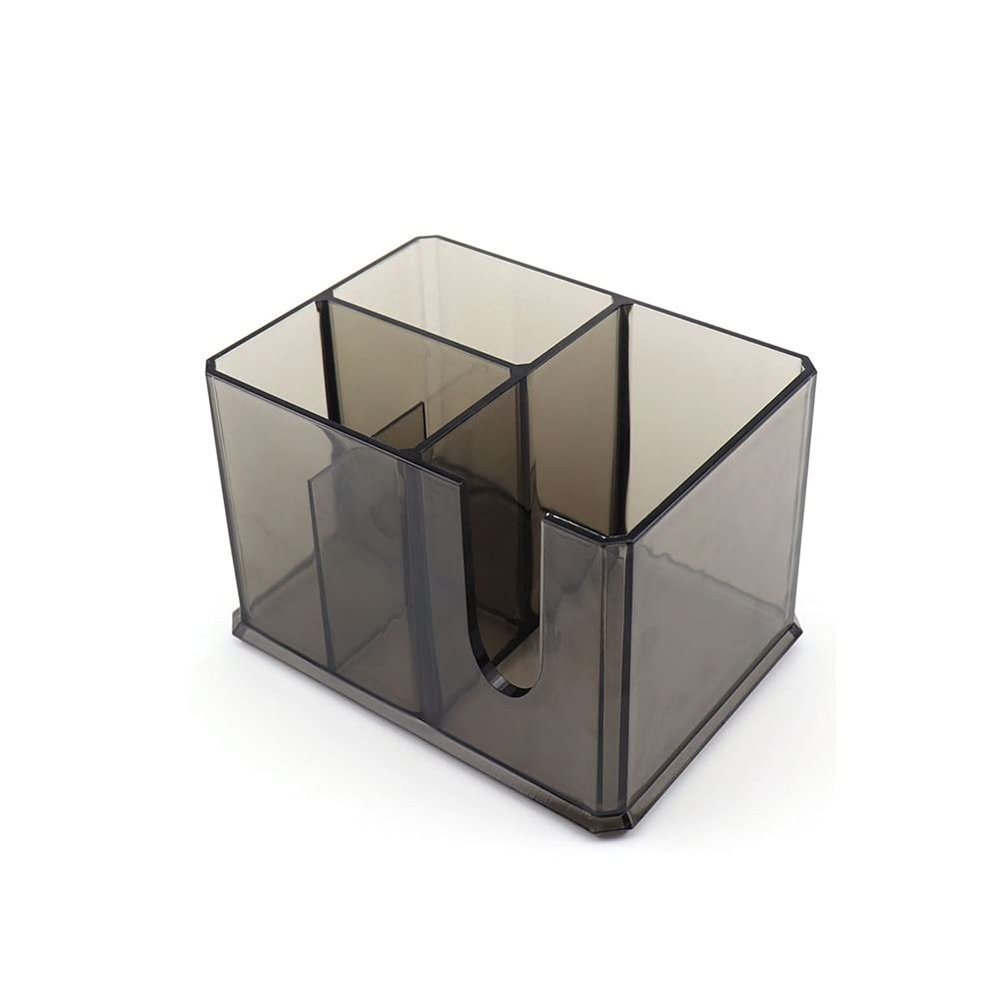 EKAYG Barbershop Tool Storage Box Professional Salon Scissors Clipper Storage Box Barber Storage Box Holder Tool Storage Box (Transparent)