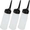 FRCOLOR 3pcs Hair Dye Applicator Bottles Graduated Scale for Accurate Color Distribution Refillable Shampoo Containers for Salon Use for Hair Dyes and Liquids view 1