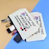 2 Pcs Funny Gambler Gift Casino Lover Gift Makeup Bag for Women Slot Machine Cosmetic Bag Christmas Birthday Gift for Gambler Casino Lover Friends Her Casino Gambling Make Up Pouch Travel Toiletry Bag view 4