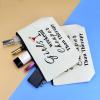 2 Pcs Girls Weekend Gift Travel Makeup Bag Travel Trip Gift for Her Best Friends Bestie Cosmetic Bags Friendship Present Christmas Birthday Graduation Present for Women Girls Cosmetic Pouch view 4