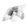pizarra Manicure Finger Ring Color Palette Up Cream Foundation Mixing Palette Cosmetic Up Tool Stainless Steel Plate view 4