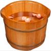 Solid Cedar Wood Foot Soaking Barrel Bucket,Foot Wash Basin for Foot Bath,Foot Soaking Tub,Foot Spa Bucket with Massage Foot Spa Household Wash Ba view 1