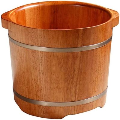 Large Foot Bath Basin,Foot Soak Bucket,Wood Bucket for Home,Foot Tub for Soaking Feet Pedicure Foot Bath (Size : A)