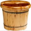 Scpantkend Adult Wooden Foot Basin, Household Foot Bath Barrel, Foot Bath, Foot Bath Household, Foot Bath, Fragrant Fir Barrel, Foot Spa Bath Massager view 1