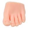 Nails Art Training Display Fake Half Foot Model, Nail Art Foot Model, Light Skin Color Practice Silicone Foot Model (Left) view 1