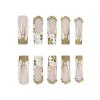 FRUJCDKI Long Fake Black Nails Coffin Nails Pressed Fire Flower Rhinestone Fake Acrylic Nails Tips For Women And Girls 24PCS view 3
