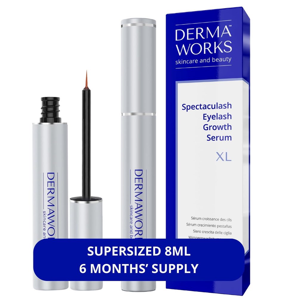 SPECTACULASH XL LASH SERUM for Eyelash Growth - Eyelash Serum to Grow Lashes - Suero para Pestaas Crecimiento - Lash Conditioner for Growth & Volume Lashes - Srum para Pestaas by DERMAWORKS