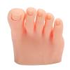 Nails Art Training Display Fake Half Foot Model, Nail Art Foot Model, Light Skin Color Practice Silicone Foot Model (Right) view 1