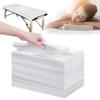 Disposable Bed Sheets 100 Pcs 31" x 71" Massage Table Sheets Non Woven Fabric SPA Bed Cover Breathable for Massage Beauty Tattoos(White) view 1