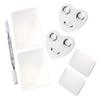 Beaupretty 1set Stainless Steel Nail Art Toning Plate Mixing Tray for Nail Beauty for Professionals Home Use Makeup view 1