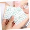 Beaupretty 100pcs Disposable Makeup Mixing Stickers Adhesive Hand Palette for Liquid Foundation Lipstick Cosmetic Mixing Pu Film for Salon and Home Use view 2