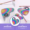 Beaupretty 1set Heart Shaped Cosmetic Mixing Spatula Nail Art Palette Mixing Stick for Makeup and Pigment Blending Durable and Easy to Clean view 2