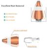 Eyebrow Hair Remover Replacement Heads for Finishing Touch Flawless Facial Hair Remover,Painless Replacement Blades for Flawless Brows Hair Removal,with Cleaning Brush,As Seen On Tv(4 Count). view 4