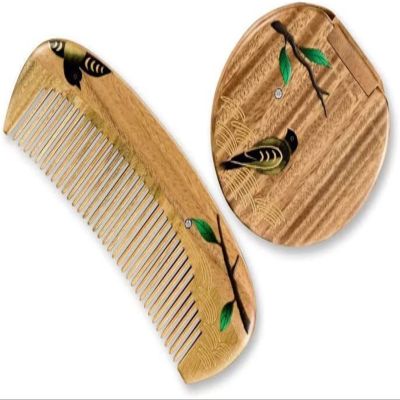 TATSEN Comb Mirror Set Gift Box Home Portable Massage Comb Long Hair Short Hair Personal Gift Hair Care Hair Care Comb