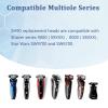 SH90 Replacement Heads for Philips Norelco Shaver S9000 Serie and S8000 Series, Upgrade Double-Layer Precision Blades,6 pcs view 2