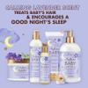 SheaMoisture Baby Pre-Wash Hair Detangler Manuka Honey & Lavender for Delicate Hair and Skin Nighttime Skin and Hair Care Regimen 8 oz view 3