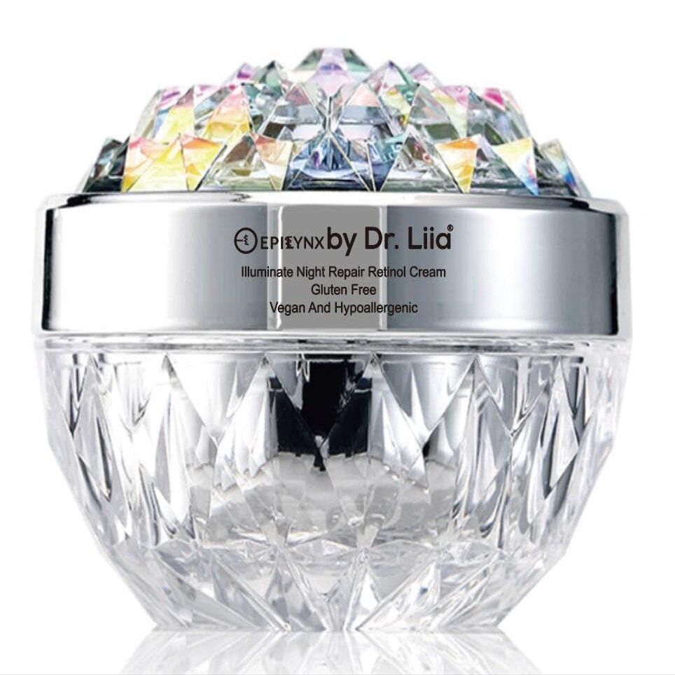 EPILYNX Gluten-Free, Vegan Wrinkle Repair Retinol Regenerating Night Face Moisturizer by Dr. Liia