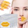 Nielies 24K Golden Hydrating Lip Mask Patches, Korean Skincare, Plumping Treatment, 30 Pieces (Golden) view 1