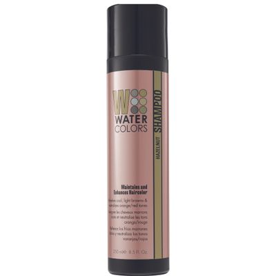 Watercolors by Tressa 3-in-1 Color Depositing Shampoo, Semi Permanent Hair Color, Hair Dye Shampoo for Curly, Dry, and Normal Hair, 8 fl oz - HAZELNUT