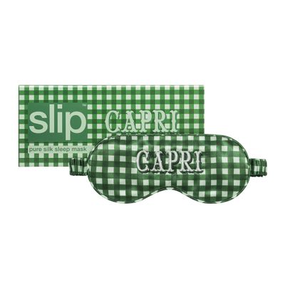 slip Pure Silk Sleep Mask - 100% Pure 22 Momme Mulberry Silk Eye Mask - Comfortable Sleeping Mask with Elastic Band, Capri, Amazon Exclusive