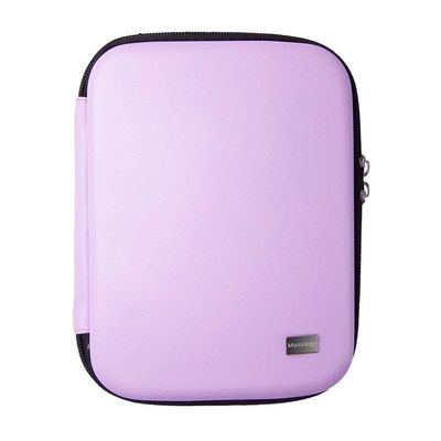 Maniology Deluxe Stamping Plates and Polish Holder Case (Lilac Dream, Jet Black, Cobalt Blue), Nail Accessories Organizer (Lilac Dream)