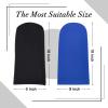 Leeven 2 PCS Unisex Bonnet Sleep Cap for Dreadlocks and Long Hair - Dreads Head Wrap Locs Caps for Men and Women - Black, Blue view 2
