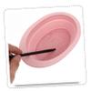FRCOLOR 3sets Silicone Makeup Brush Cleaner Mat Drying Basket Textured for Cleaning of Brushes Sponges Makeup Tools view 2