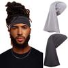 Leeven Unisex Dreadlock Cap Locs for Braids & Sleep, Black, Grey view 1