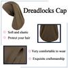 Leeven 2 PCS Unisex Dreadlock Cap Dreadlock Accessories Long Hair Dreads Head Wrap Sleep Cap Hair Dreadlock Caps for Men Women Black, Green view 2