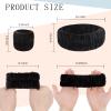YARIEW 9Pcs Spa Headband and Wristband Set,3 Pieces Makeup Facial Face Wash Head Bands for Skin Care and 6 Pieces Wrist Bands for Washing Face Terry Cloth Headbands for Women and Girls view 3