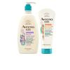 Aveeno Kids Sensitive Skin Face & Body Wash With Oat Extract, 18 fl. Oz with Aveeno Sensitive Skin Face & Body Gel Cream for Kids with Prebiotic Oat, 8 oz view 1