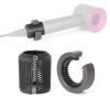 Upgraded Hair Dryer Filter Cover Compatible with Dyson Supersonic HD01 HD03 HD08 Hair Dryer Attachment, Hair Dryer Strainer Filter with Filter Cleaning Brush Replacement Parts(Gray) view 1