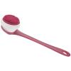 1 Set Electric Shower Brush Back Shower Supplies Bath for Shower Silicone Scrubbers Brush Exfoliator Bath Handle Shower Brush Body Purple Abs view 1