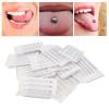 Piercing Needles,100Pcs Body Piercing Needles, 16G Use Once and Throw Away Stainless Steel Sterile Body Piercing Needle for Nose Lip Septum Ear Navel Eyebrow Piercing, safety steel view 4