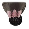 2 Pcs Women Net Barrette Embroided Butterfly Mesh Clip Headdress Classic Hair Bun Cover Net Hair Net for Hair Clip Decor Pink Purple view 1