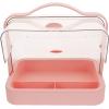 FOMIYES Desktop Makeup Organizer Storage Box Lid Skincare Organizer for Cosmetics and Sundries for Home Office and Travel Convenient and Easy to Clean view 1