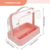 FOMIYES Desktop Makeup Organizer Storage Box Lid Skincare Organizer for Cosmetics and Sundries for Home Office and Travel Convenient and Easy to Clean view 2