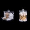 EKAYG Transparent Cotton Puff Storage Box Square Round Cotton Swab Desktop Dustproof Clear Makeup Jewelry Organizing Box view 3