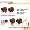 4 Pcs Messy Hair Bun Hairpiece Fake Hair Bun Messy Bun Scrunchie Hair Pieces for Updos Bun Wig Hair Extensions Pieces for Women view 2